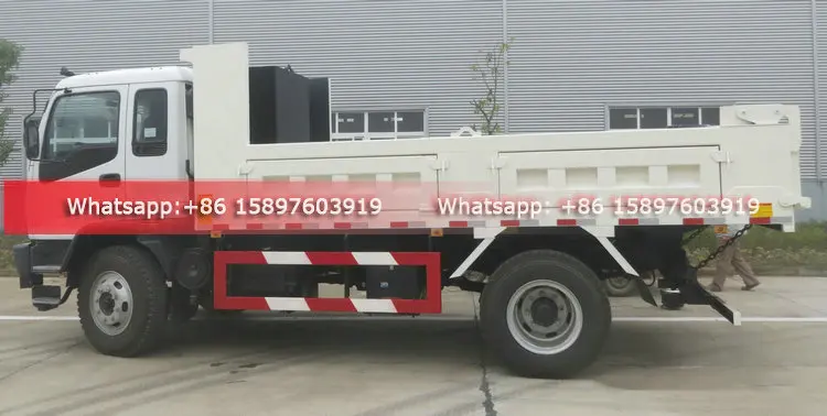 Good Quality I-SUZU FVR 240HP Euro 5 Engine  10Tons -15Tons Tipper Truck Car Good Price For Sales