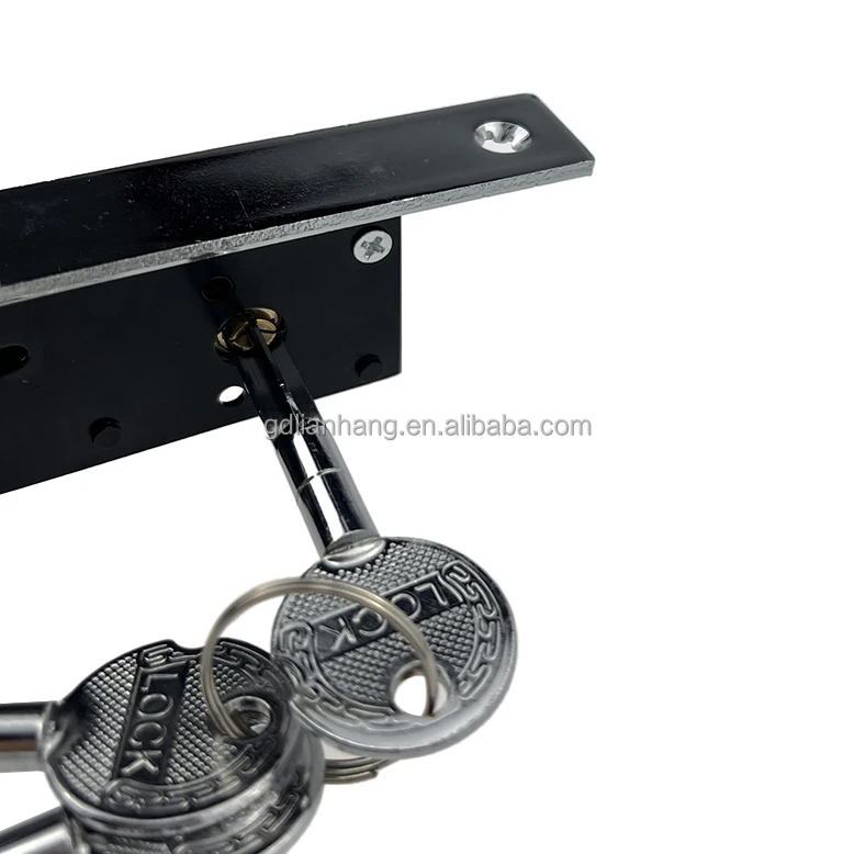 High Security Fireproof Mortise Lockset Magnetic Stainless Steel Sliding Glass Door Lock With Keys