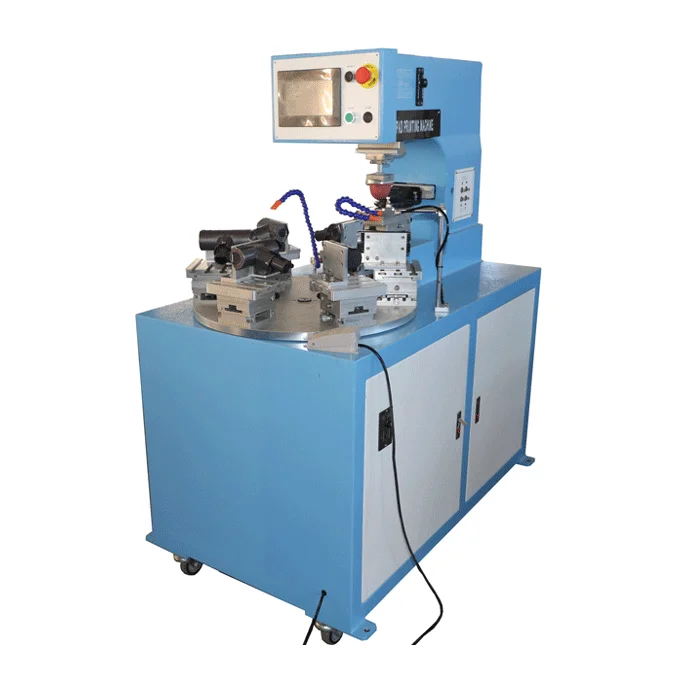 High-Speed Rotating Workbench Pad Printer Machine New & Automatic Single-Color Label Printer Gravure Plate Motor Core Components