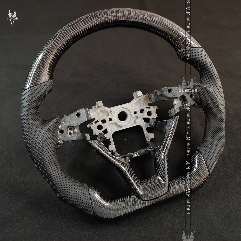 Private custom gloss carbon fiber car steering wheel for Honda Accord /Available for all car models
