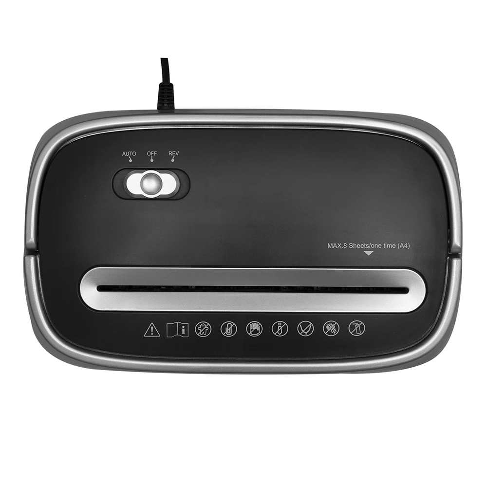 8 sheet cross cut Small mini paper shredder machine office for home