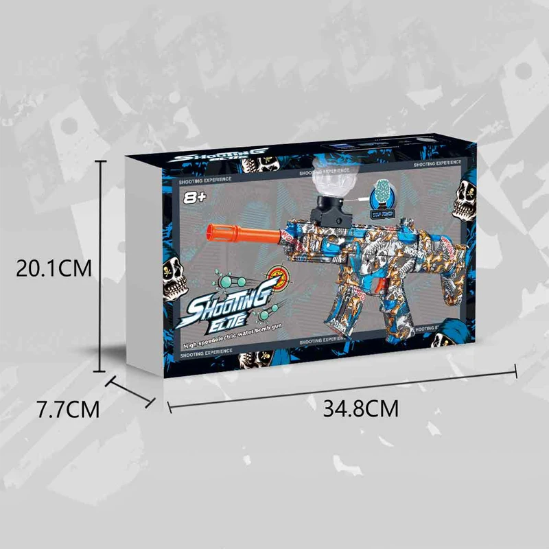 Splatter  Mp5K Ball Jell Gel Gun Blaster Electric Akm Accessories P90 Beads Water Shipping Free  Bullets Blaster Gel