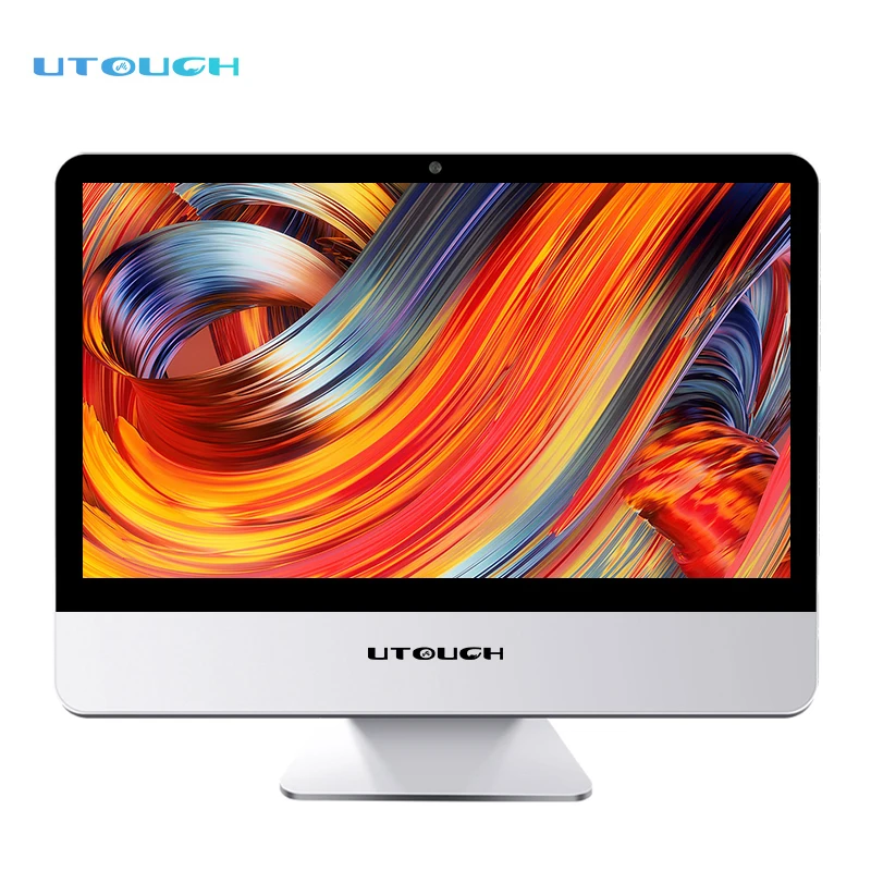 21.5 inch latest cheap manufacture capacitive screen desktop gaming computer all in one PC