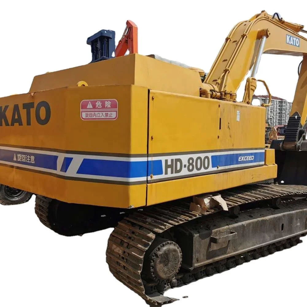Used  hydraulic excavator KATO HD800, good condition excavator machine for sale