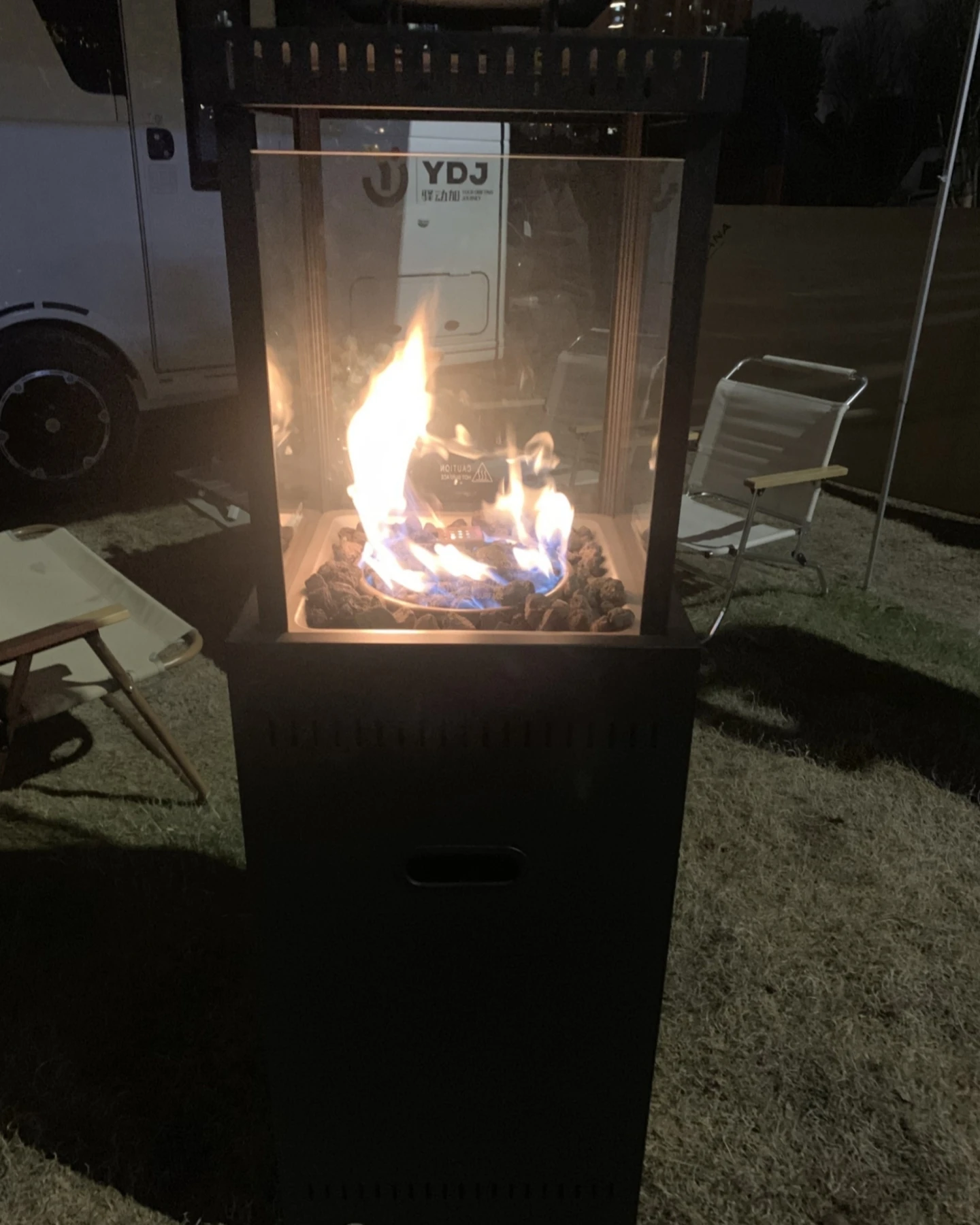 Gas Fireplace Fire Pit Gas Patio Gas Heaters Modern Garden Terrace Outdoor Iron Square Products De Invierno Con Calentador 30KG