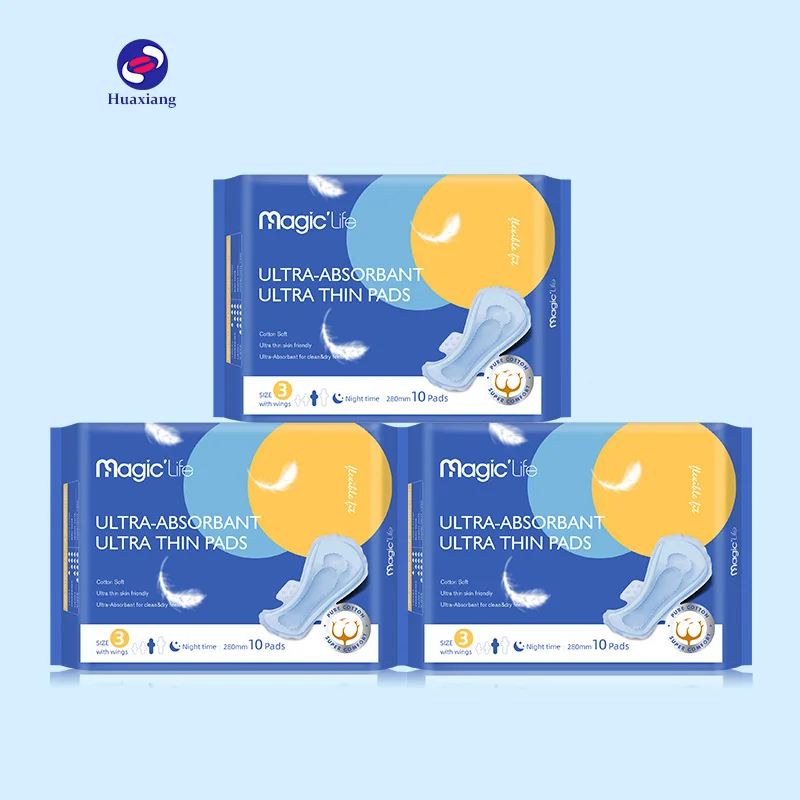 Your Own Logo Wrapper Female Pussy Care Sanitary Napkin, Skin Friendly Comfort Super Absorbent Customize Sanitary Pads Women