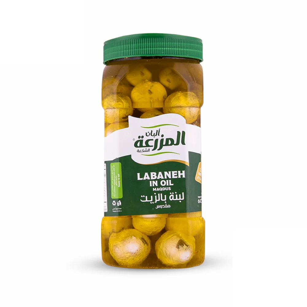 Жесткий Labneh с макияжем в масле