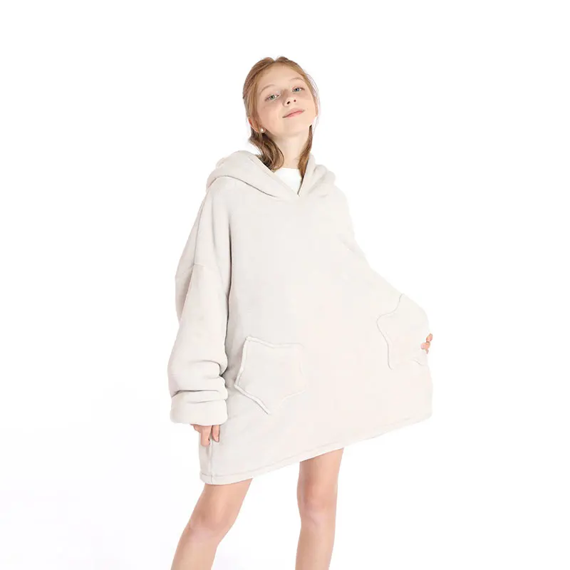 Rabbit polar kid designer sweaters blanket hoodies pullover sweater unisex plush sweatshirt