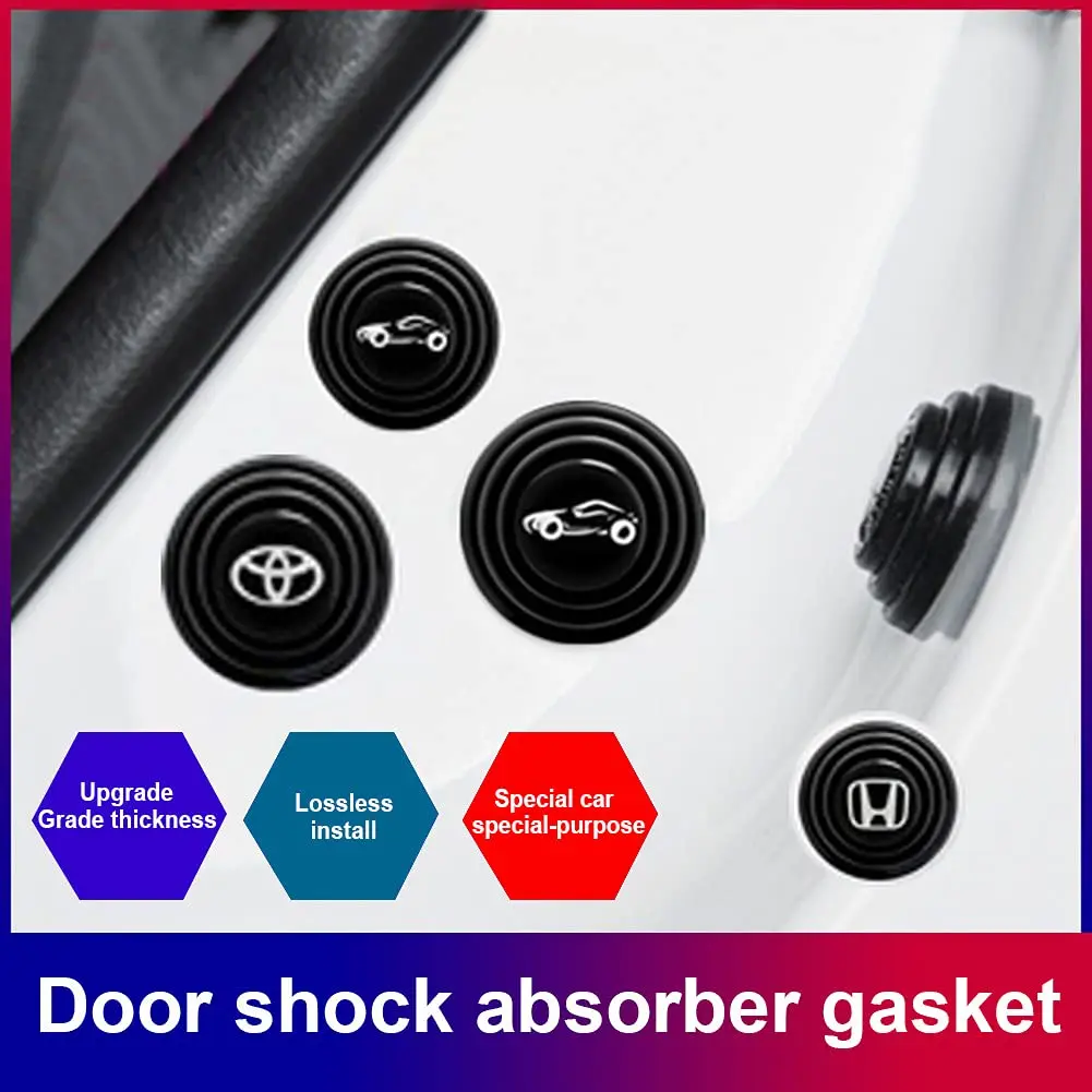 2023 Hot Car Door Shock Absorber Gasket Anti-collision Silencing Floor Mat Car Anti-collision Stickers For Mazda