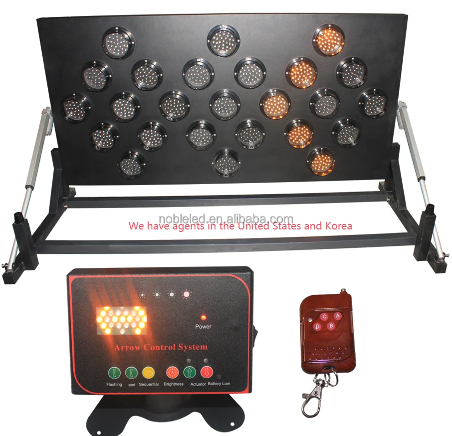 Truck Mounted OEM LED Arrow Board Construction site installation warning arrow board flashing arrow direction light on sale