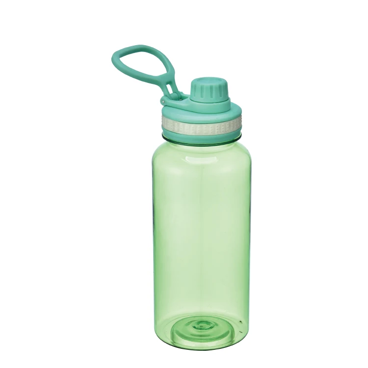 
1000 ml Large Capacity Translucent Food Grade Plastic Water Bottle For Outdoor Usage 