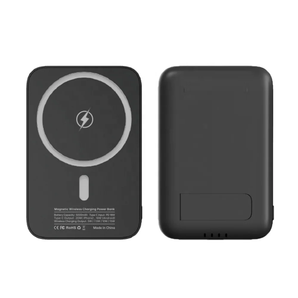 Mini Power Bank 5000mAh slim Power Banks fast charge portable power bank quick Wireless Charger