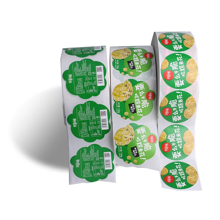 Wholesale customization brand waterproof stickers high self adhesive vinyl sticker