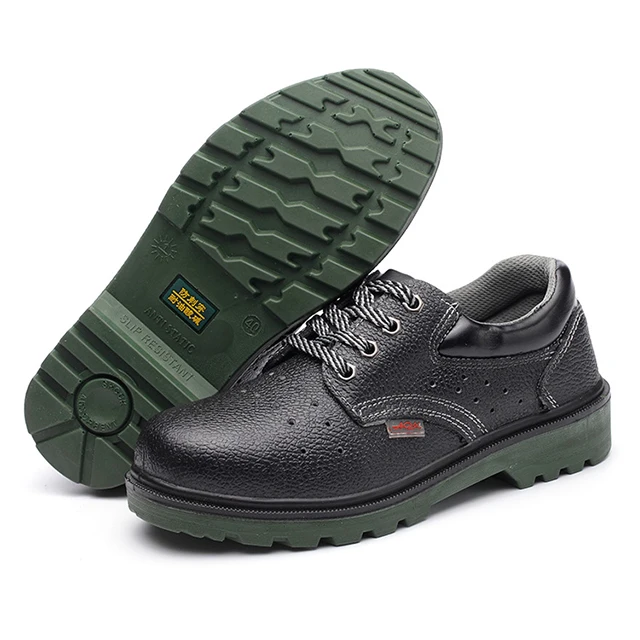 2024 Premium High-End Boots For Safety Black Safety Boots Leather Safety Boots