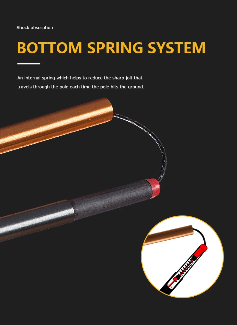 
Free Shipping M-Pole Folding Ultralight Quick Lock Trekking Poles Hiking Pole Race Running Walking Stick Carbon Fiber 