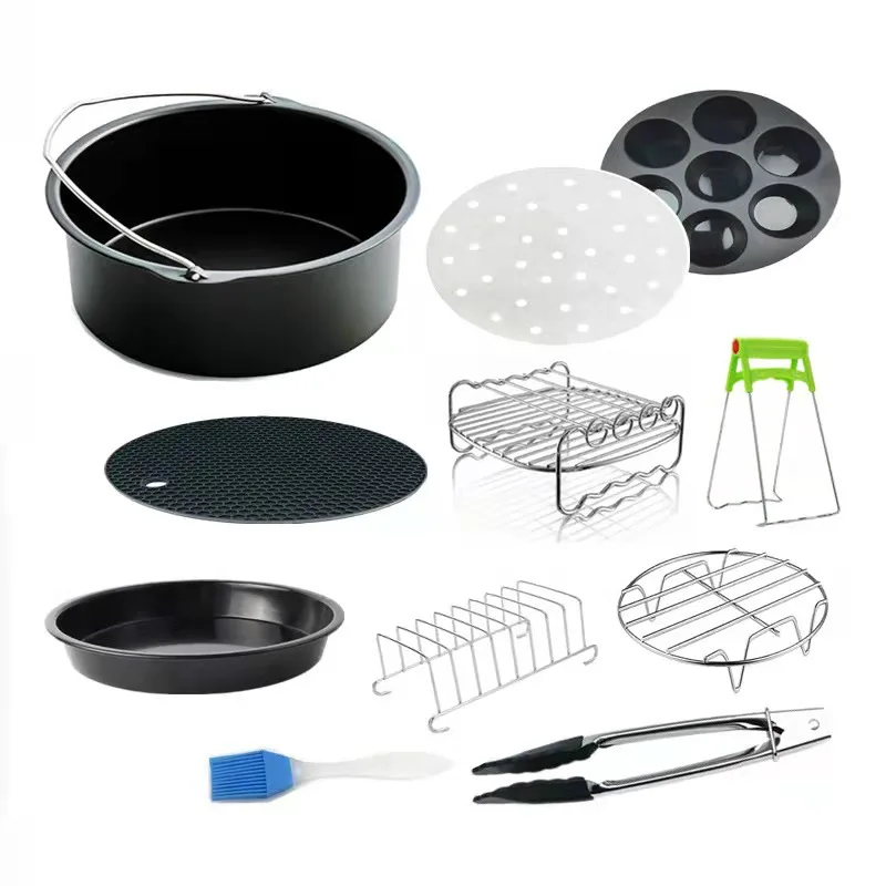 Air Fryer Accessories Set of 14 for 3.2 Qt-5.3 Qt