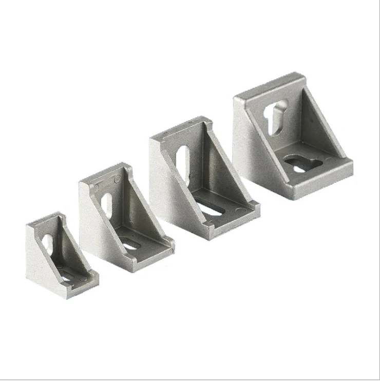 Bracket Aluminium Profile Corner Joint  Die Cast Aluminum Angle Bracket