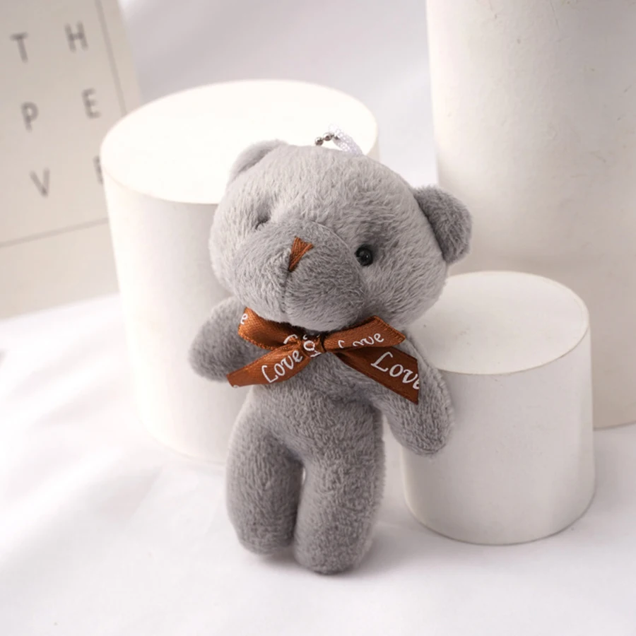 Hot Sale Custom holiday gift Gray Baby Plush Toys Gift  Small Teddy Bear soft Toy