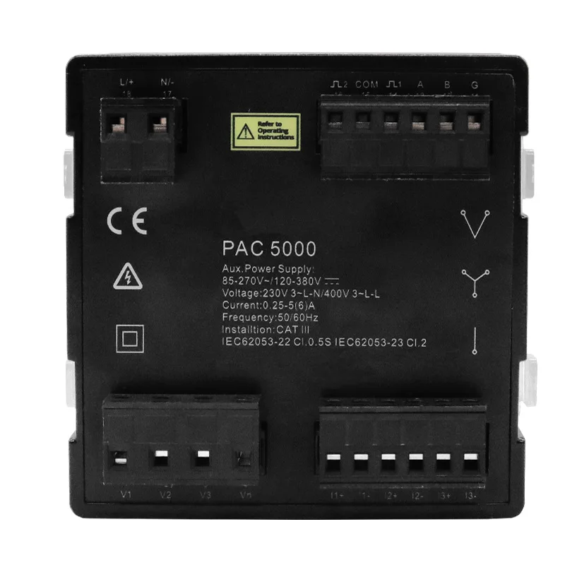 96*96 мм RS485 Modbus RTU с трансформатором тока 5A CT Connect многофункциональная Панель питания 3-фазный счетчик энергии Smart Multi-Rat