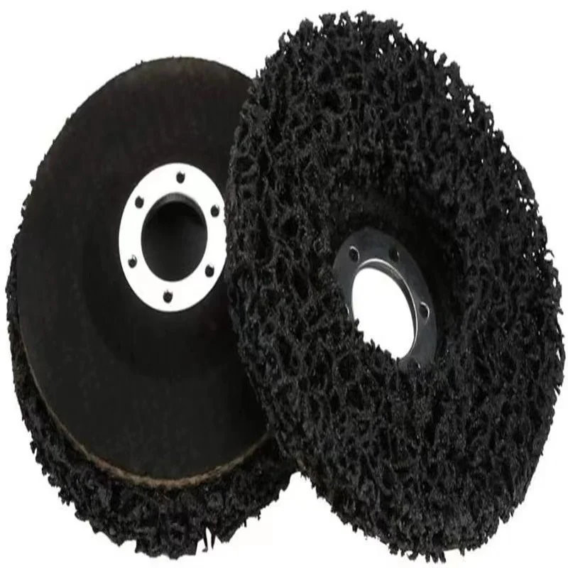 115mm strip disc fiber plastic backing disc wire wheel