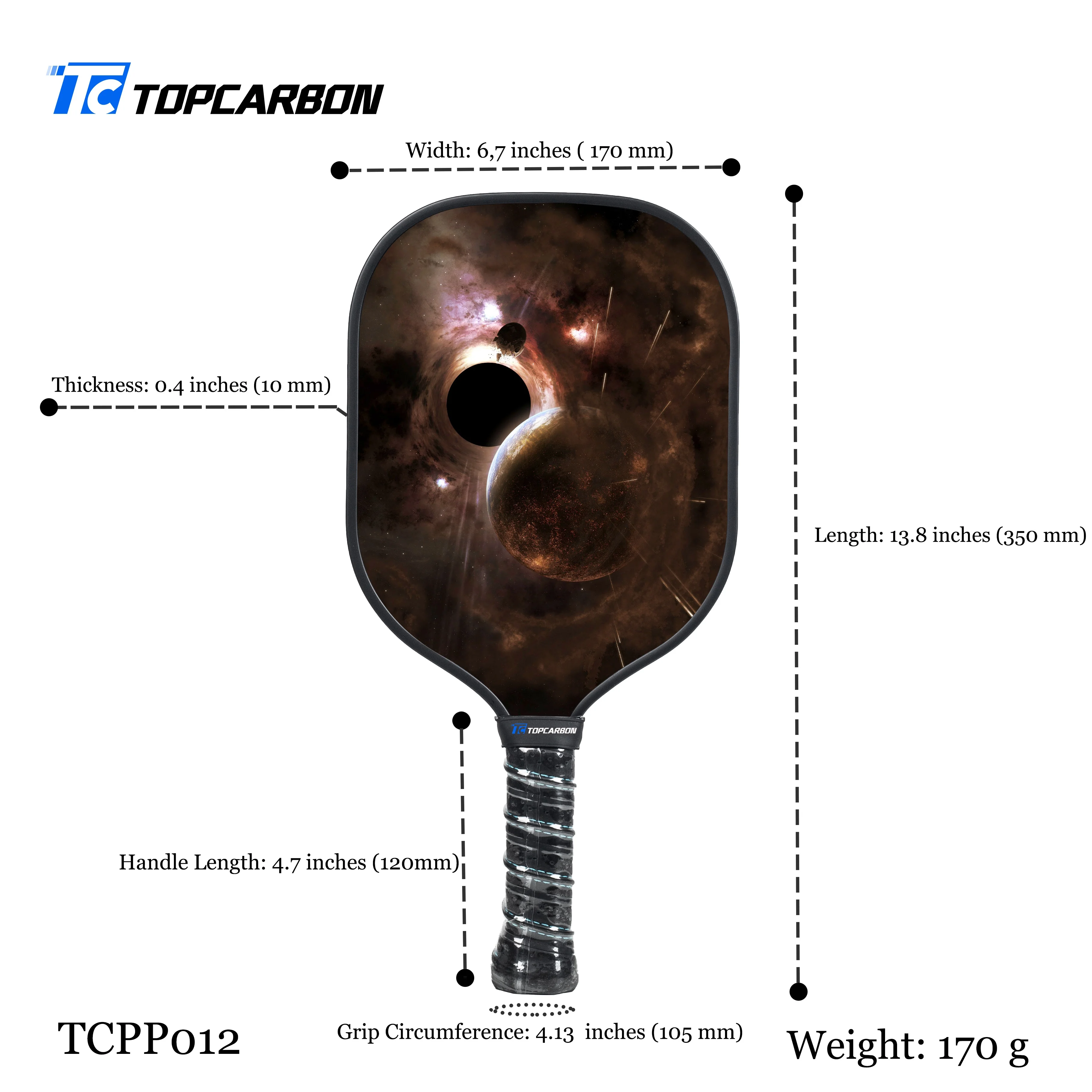 Новинка 2022, уличная карбоновая ракетка для пиклбола с сотовым графитом, ракетка для пиклбола