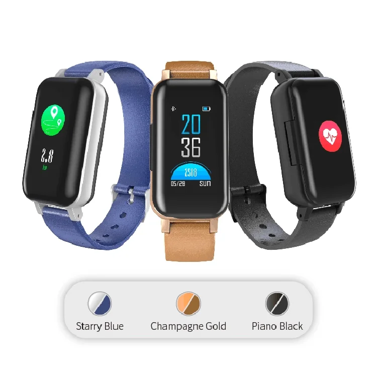 hot selling 2 in 1 smart watch with blue tooth earphones, 2020 electronic gadgets smart watch bt earphone
