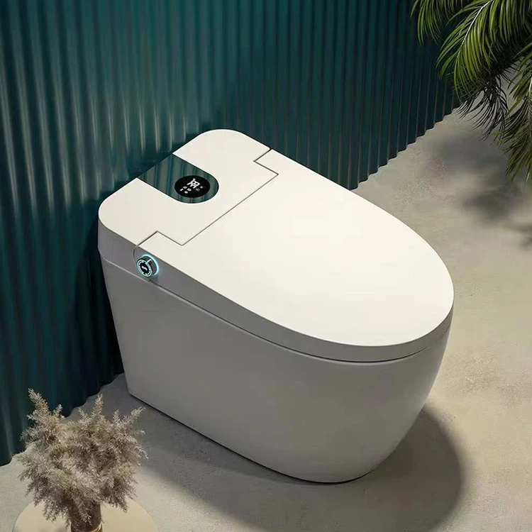 2023 new modern intelligent toilet bowl ceramic bathroom smart automatic electric toilet with bidet and remote