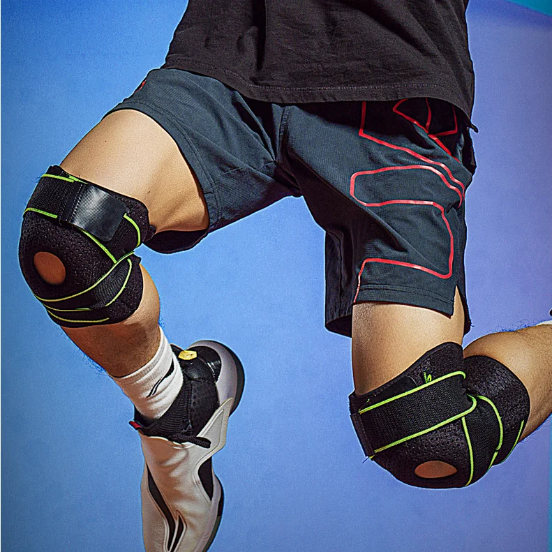 Amazon Hot Selling Compression Knee Sleeve Best Knee Brace Neoprene Knee Support With Holes