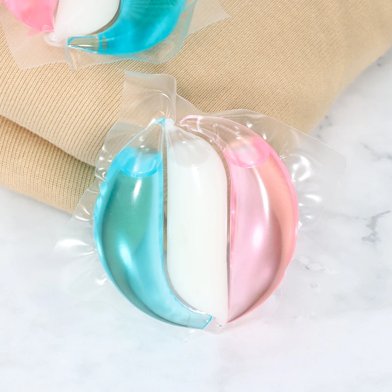 Rayshine cleaning products Wholesale 3 Cells Oxygen Laundry Pod dishwasher pods Detergent wash clothes Cleaning Pods 12 g/piece
