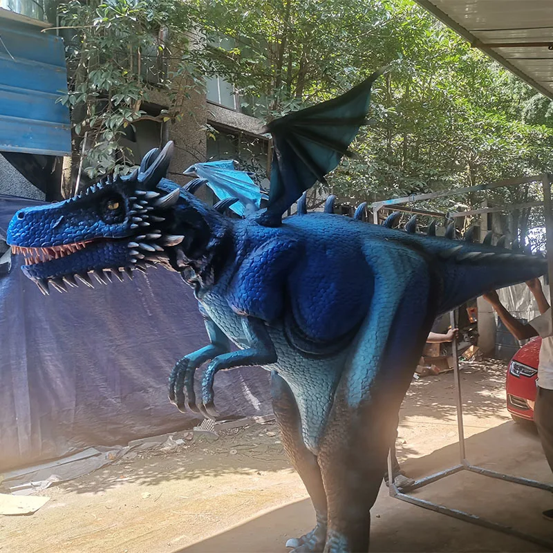 life size animatronic dragon model chinese dragon costume