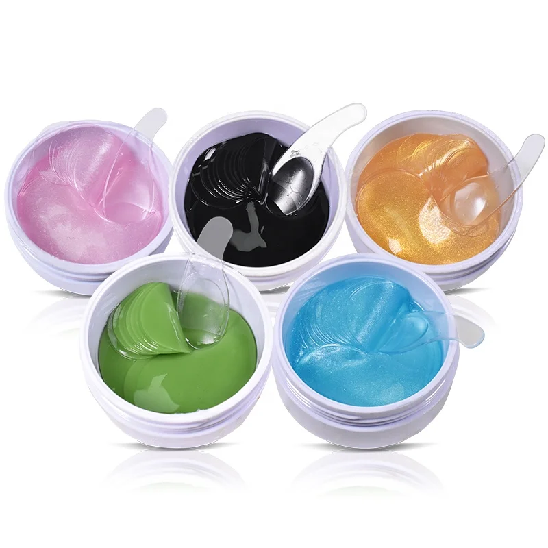 Нашивка под глазами с логотипом веганская лечебная повязка для глаз питательная увлажняющая гелевая маска