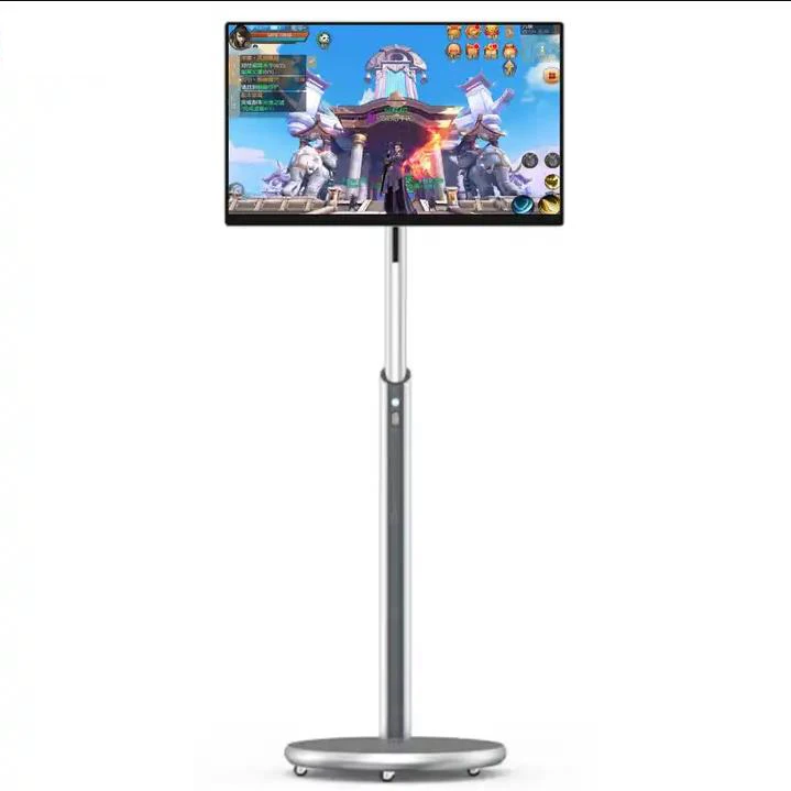 Portable 27 Inch  4K Touch Display IPS Screen Rotate USB WiFi Smart Online Television TV