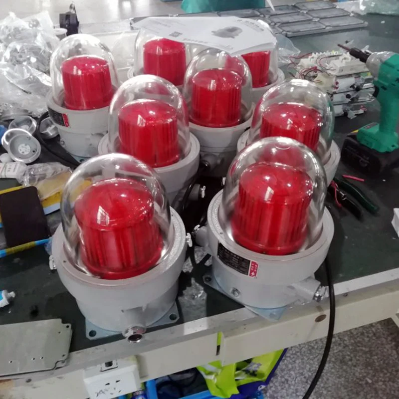 Explosion Proof Aviation Led Obstruction Light Color Customized Aircraft Warning Lamp With Flameproof