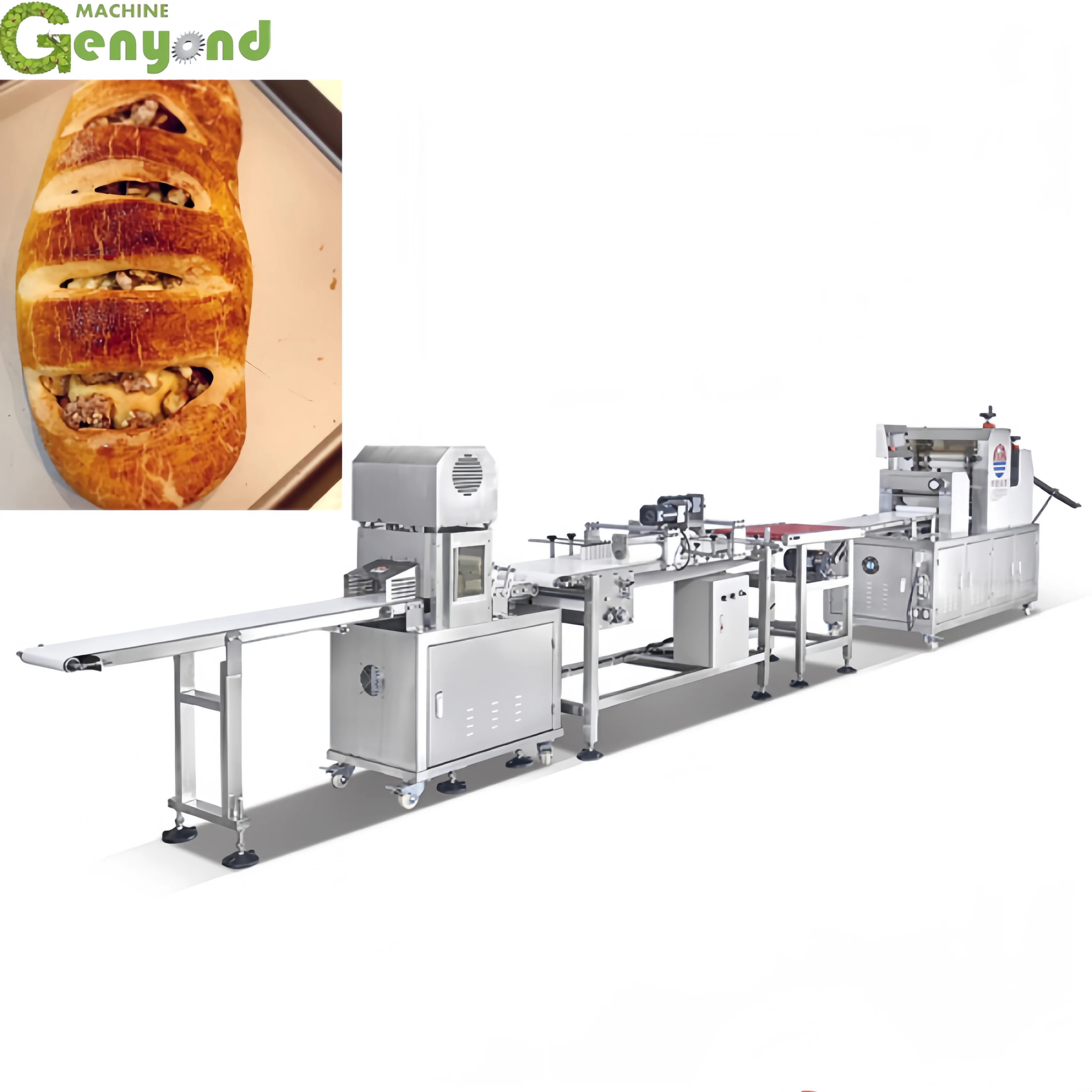 High Capacity Bakery Machine Automatic French Baguette Toast Loaf Bread Production Bread Line
