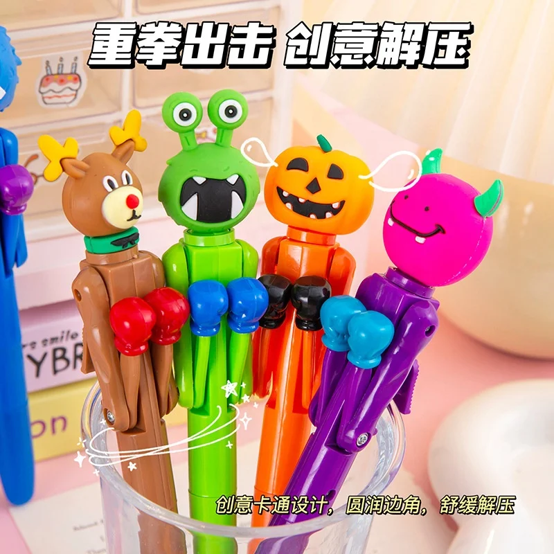 Novelty creative decompression toys gifts funny kids boxing ballpoint pen