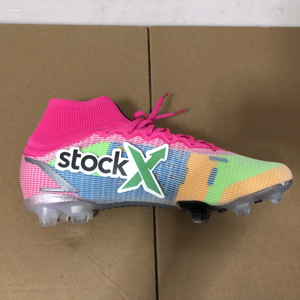 2021 new brand original high quality ankle mens waterproof FG football soccer shoes cleats football 8 soccer shoes boots