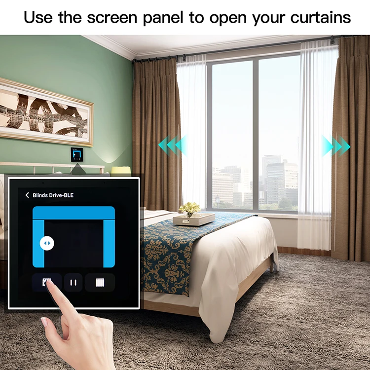 Tuya Smart Scene Icon Control Zigbee Touch Screen Wall Switch Panel Work with Alexa Google Home