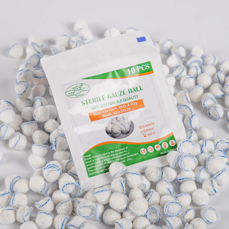 Factory Wholesales Medical Absorbent Sterile Non sterile Gauze Ball