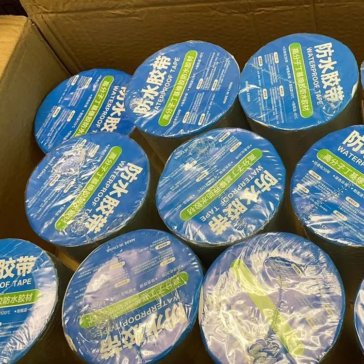 1mm Thick White Rubber Adhesive Butyl Tape Waterproof Aluminum Foil Butyl Tape for Roof Window Water Pipe Leakage Repairing