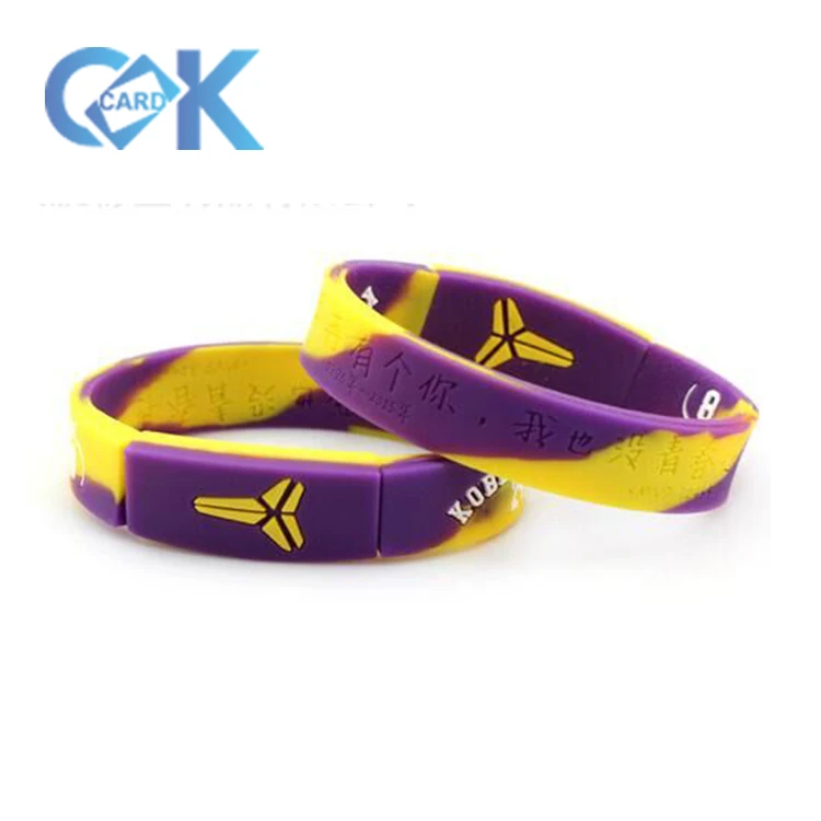 Silicone Wristband with Smart Chip for Access Control/Payment System