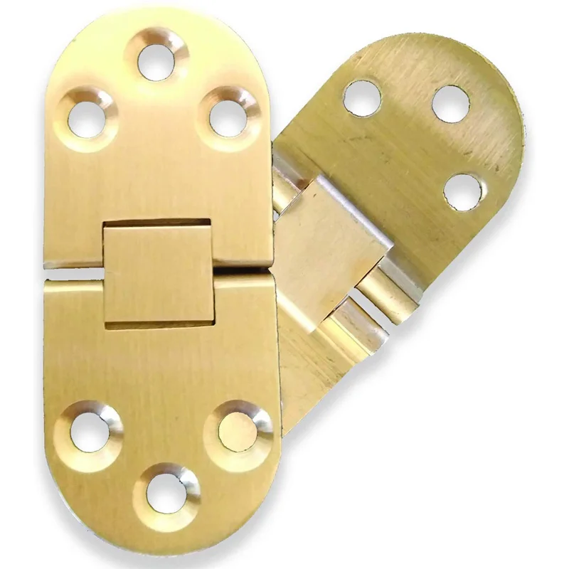 Solid Brass Hinges Drop Front Desk Drawer Butt Hinge for Table Sewing Machine Doors Folding Table with Screws
