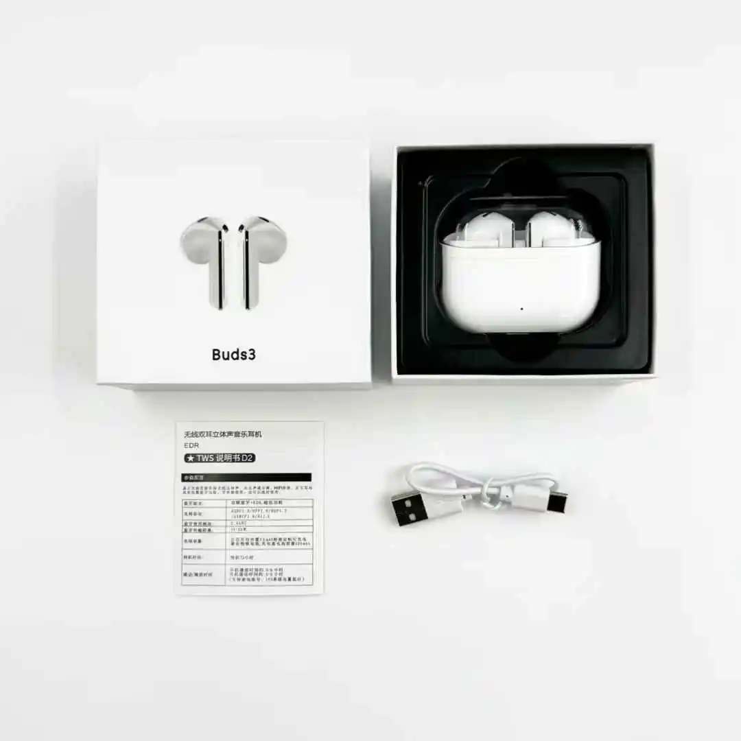 2024 New Buds3 Pro SM-R630 In-ear Wireless Earphones Adaptive Active Noise Cancelling Earphones with LED Display and Hi-Fi Sound