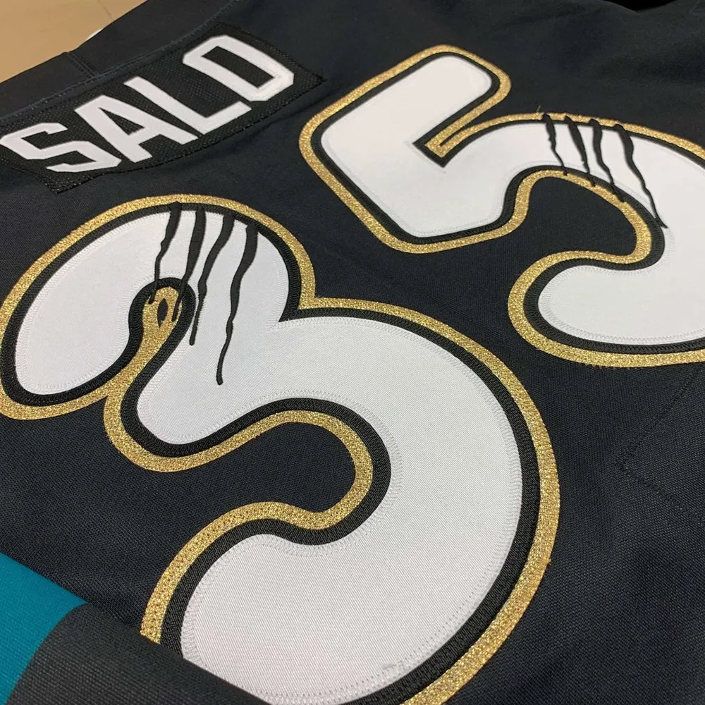 Factory Directly Sell  Hotmelt Adhesive Backing   Embroidery Applique Metallic Twill  for Sports Jersey Lurex Fabric