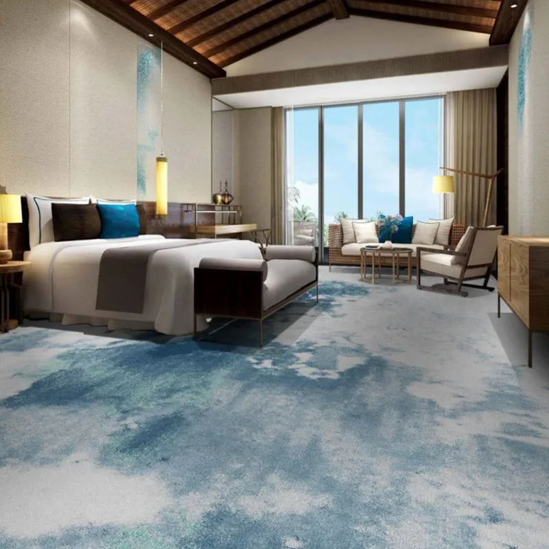 Printed Banquet Room Commercial Carpet Wedding Hall Theatre Wall To Wall hotel carpet