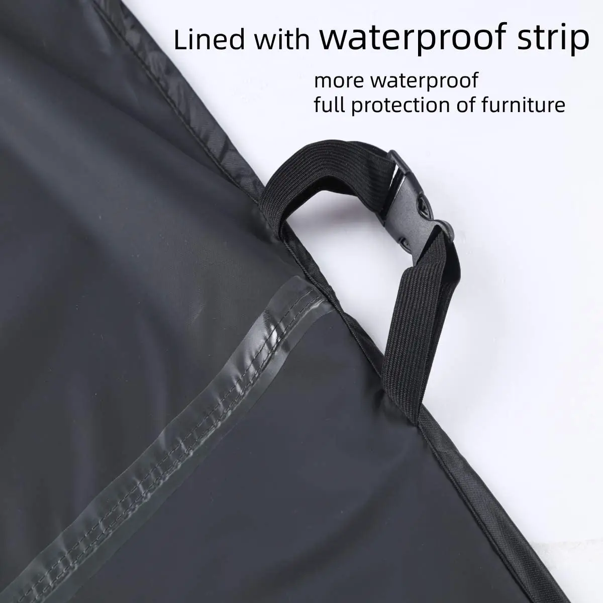 Outdoor Furniture Cover Waterproof Patio Table Covers, 4 Seats Heavy Duty Windproof Square Garden Table Sofa Cover