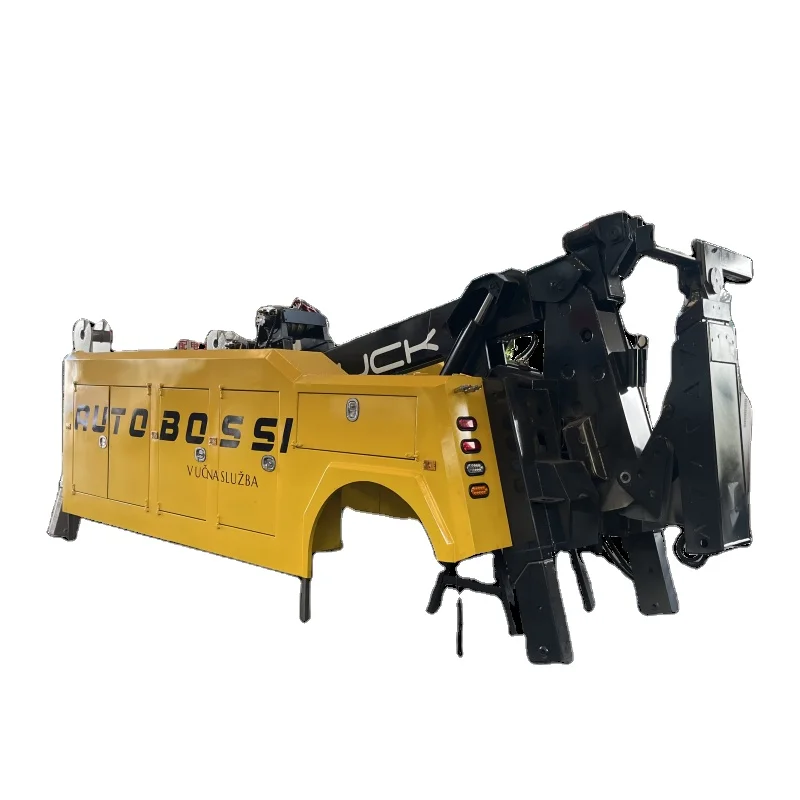 Tow Wrecker Truck Body Integrated with 12 Tons Lift Boom and 8 Tons Power Arc Wheel Lift