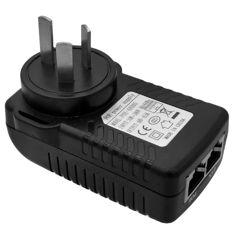 POE Power Supply 48V0.5A Bridge POE Power Module CPE Wireless AP Monitoring Camera POE Injector Adapter for Ethernet IP Camera