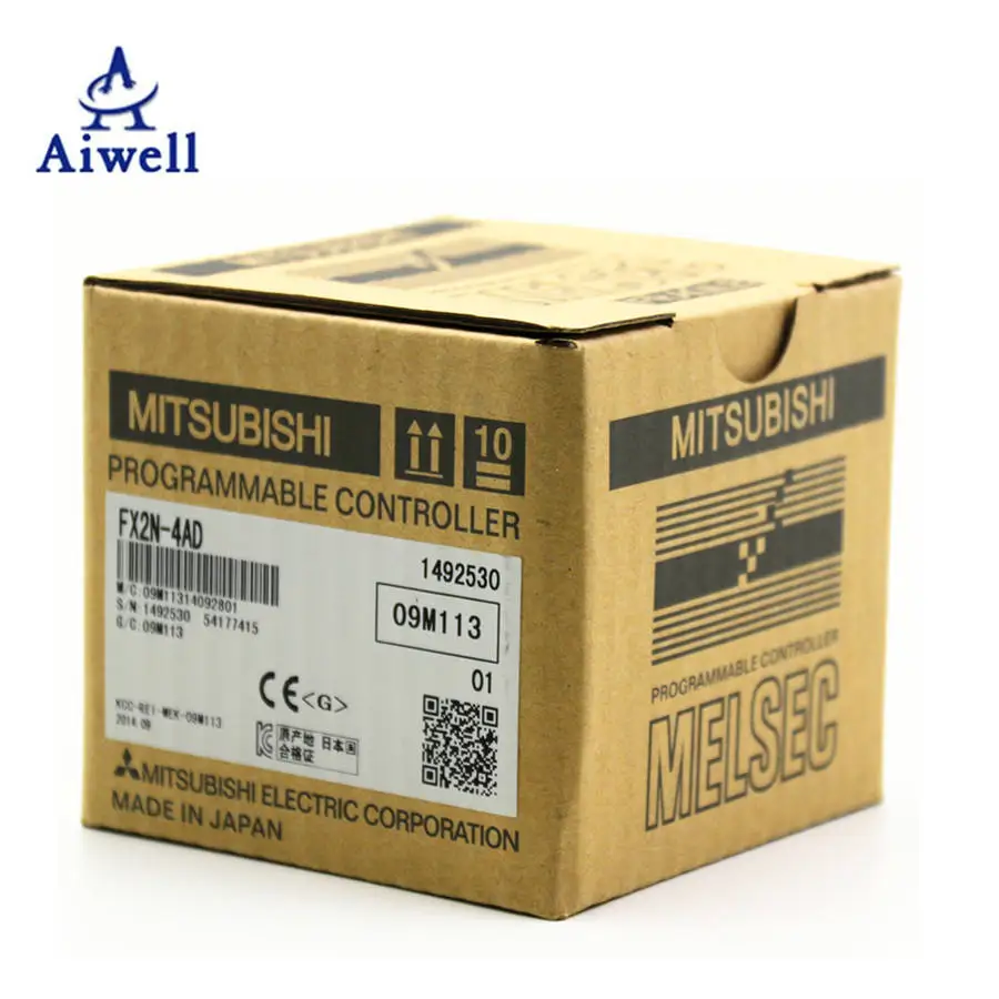 Original FX2N Mitsubishi CNC PLC Controller FX2N4AD FX2N-4AD