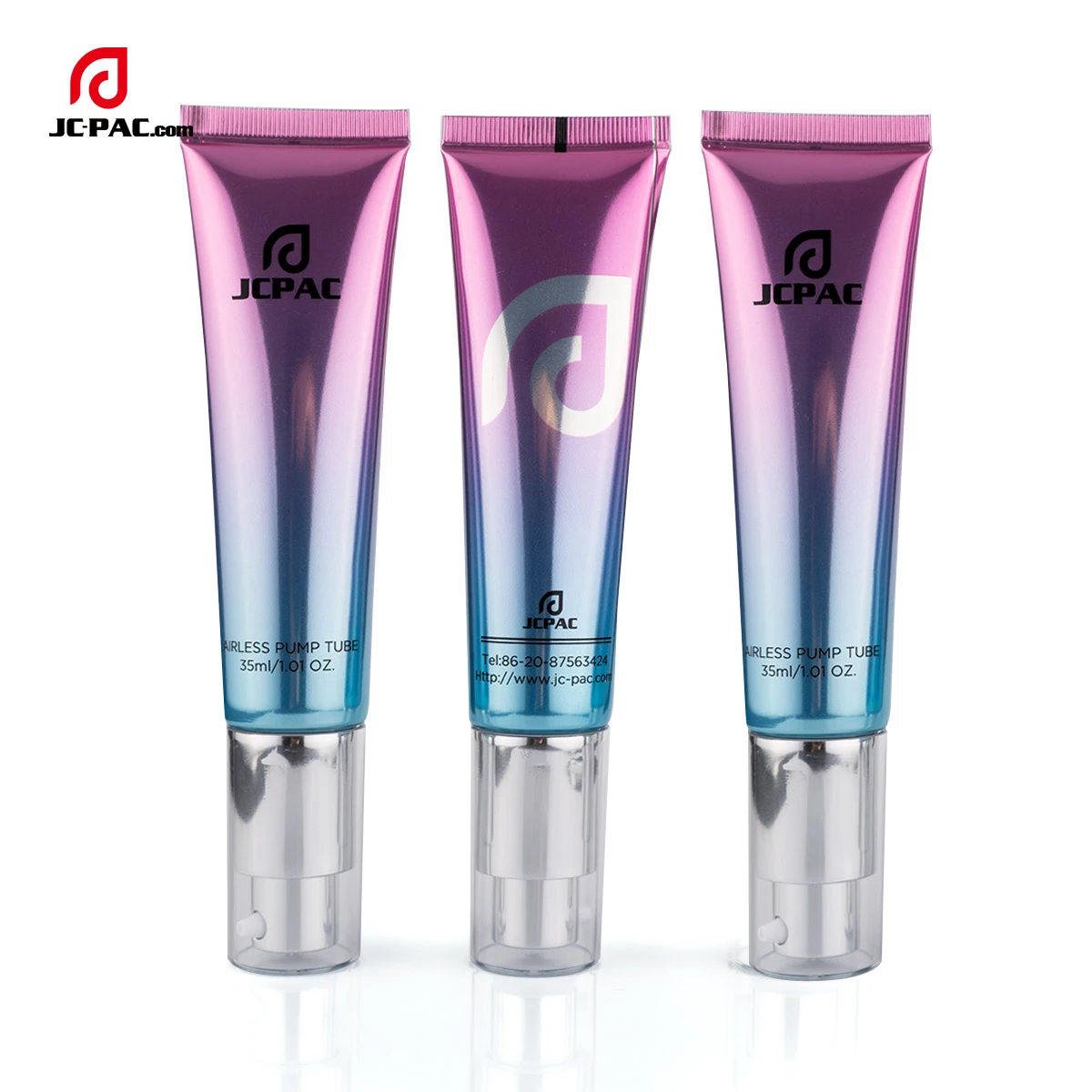 High Quality Cosmetic Airless Pump Tube for Eye Cream BB Cream Packaging