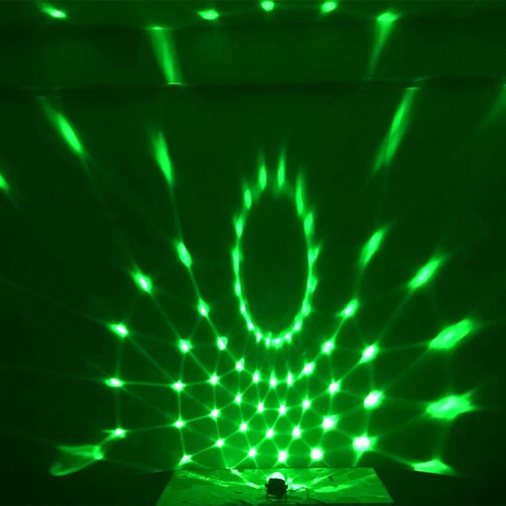 USB Crystal Magic ball light voice control rotary  car stage light KTV bar atmosphere light